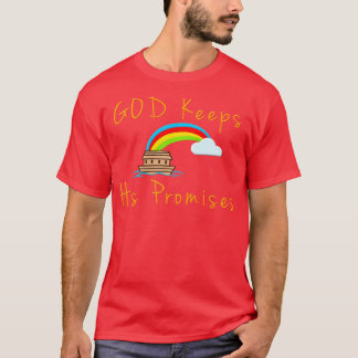 Ark and Rainbow God Keeps His Promises Noah Religi T-Shirt