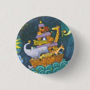 Ark At Night 3 Cm Round Badge