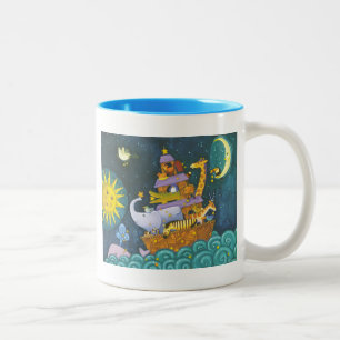 Ark At Night Two-Tone Coffee Mug