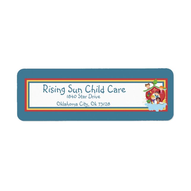 Ark Child Care Return Label Return Address Label (Front)