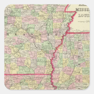 Ark, Miss, La Square Sticker