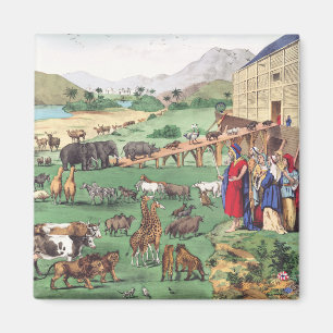Ark of Noah with animals Magnet
