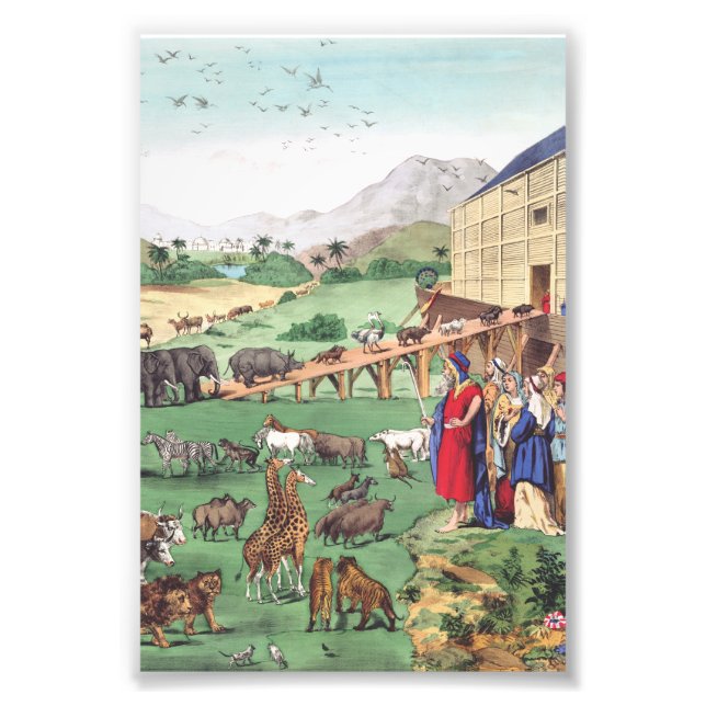 Ark of Noah with animals Photo Print (Front)