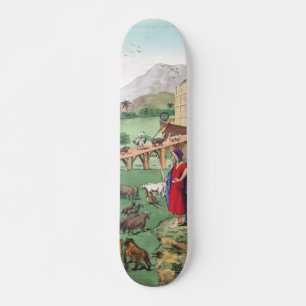 Ark of Noah with animals Skateboard