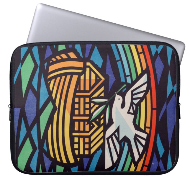 Ark of Noah with Holy Spirit Laptop Sleeve (Front)