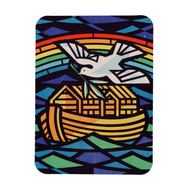 Ark of Noah with Holy Spirit Magnet (Vertical)