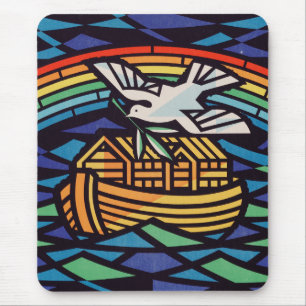 Ark of Noah with Holy Spirit Mouse Pad
