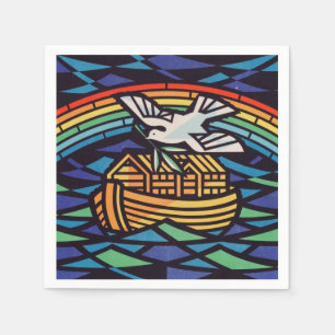 Ark of Noah with Holy Spirit Napkin