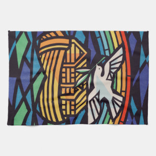 Ark of Noah with Holy Spirit Tea Towel