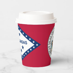 Arkansan Flag & Seal, Flag of Arkansas Paper Cups
