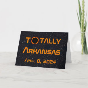 Arkansas 2024 Total Solar Eclipse  Card