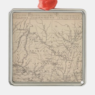 Arkansas 2 metal tree decoration