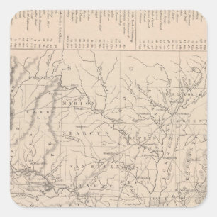 Arkansas 2 square sticker