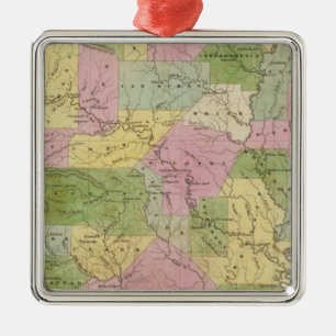 Arkansas 3 metal ornament