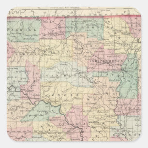 Arkansas 3 square sticker