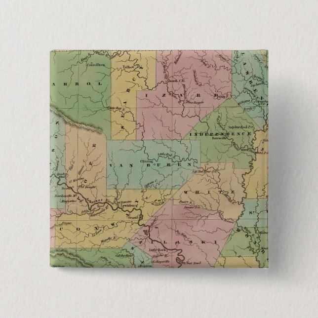 Arkansas 4 15 cm square badge (Front)
