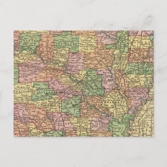 Arkansas 4 postcard (Front)