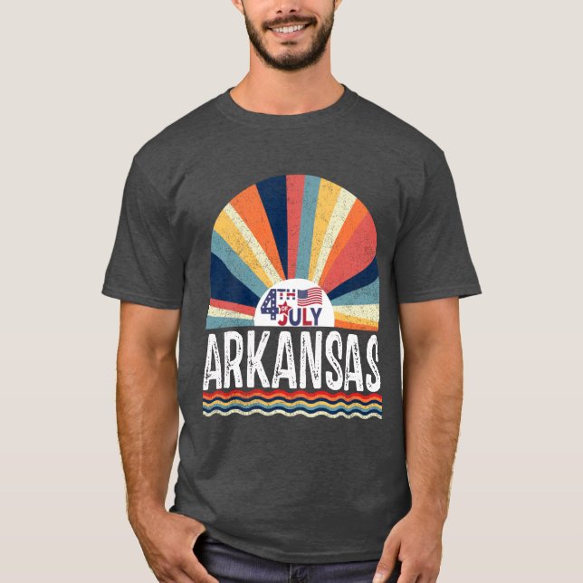 Arkansas 4th of july T-Shirt (Front)