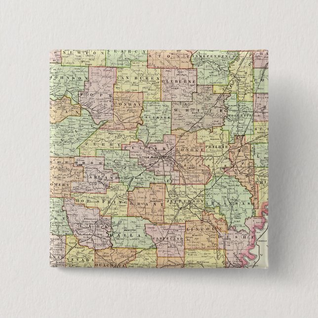 Arkansas 6 15 cm square badge (Front)