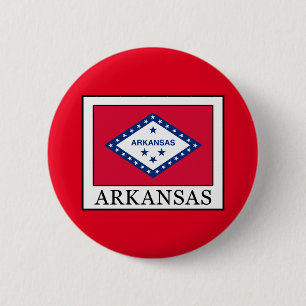 Arkansas 6 Cm Round Badge