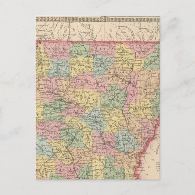 Arkansas 6 postcard (Front)