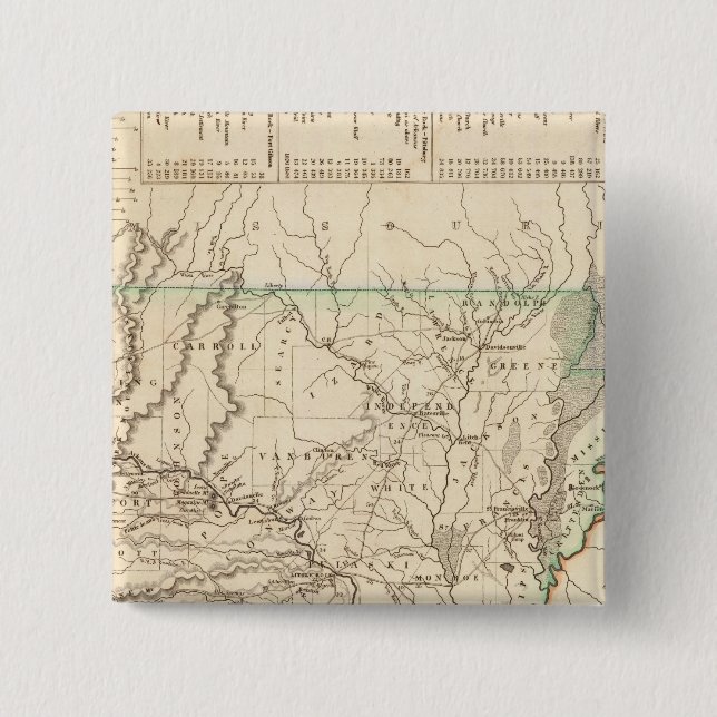 Arkansas 8 15 cm square badge (Front)