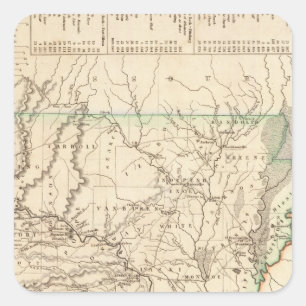 Arkansas 8 square sticker