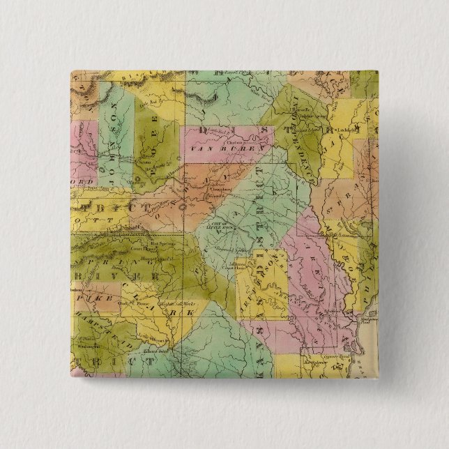 Arkansas 9 15 cm square badge (Front)
