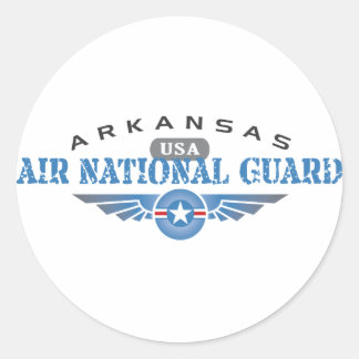 Arkansas Air National Guard Classic Round Sticker