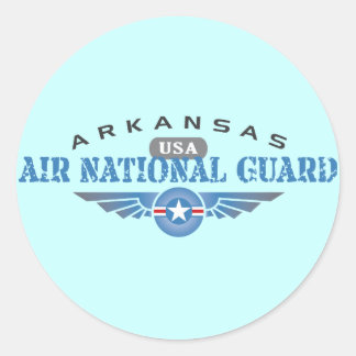 Arkansas Air National Guard Classic Round Sticker