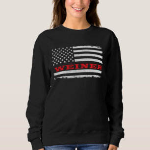 Arkansas American Flag Weiner USA Patriotic Souven Sweatshirt