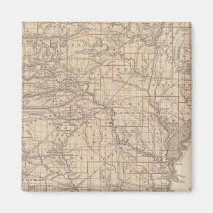 Arkansas Atlas Map Magnet