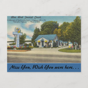 Arkansas, Blue Bird Tourist Court Postcard