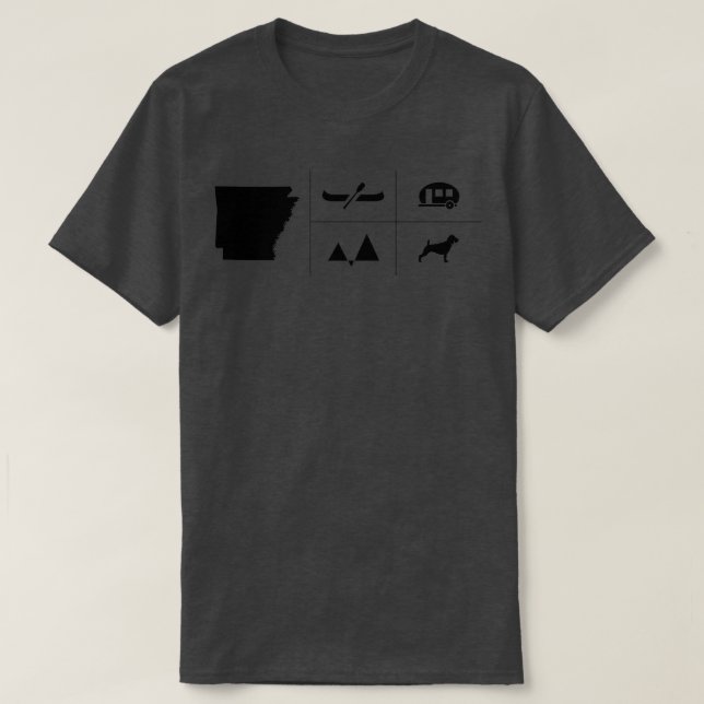 Arkansas Camping Outrs TShirt (Design Front)