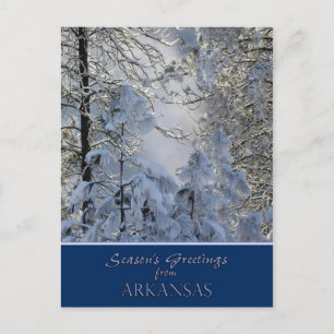 Arkansas Christmas Card /state specific post cards