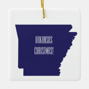 Arkansas Christmas Ornament
