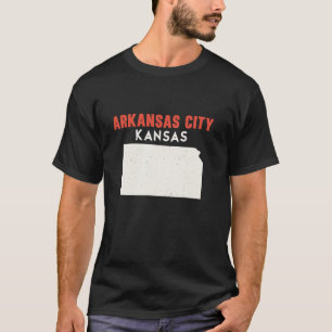 Arkansas City Kansas USA State America Travel Kans T-Shirt