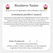 Texas Cottage Food Law Label | Zazzle.com.au