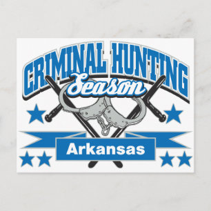 Arkansas Criminal Hunting Season Postcard