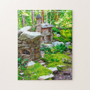 Arkansas Fairy Village. Christmas Greetings Jigsaw Puzzle