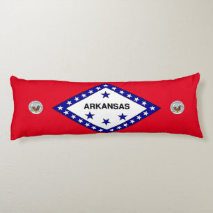 Arkansas flag body cushion