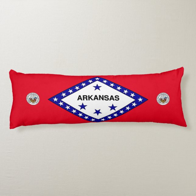 Arkansas flag body cushion (Back)