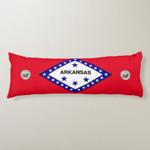 Arkansas flag body cushion