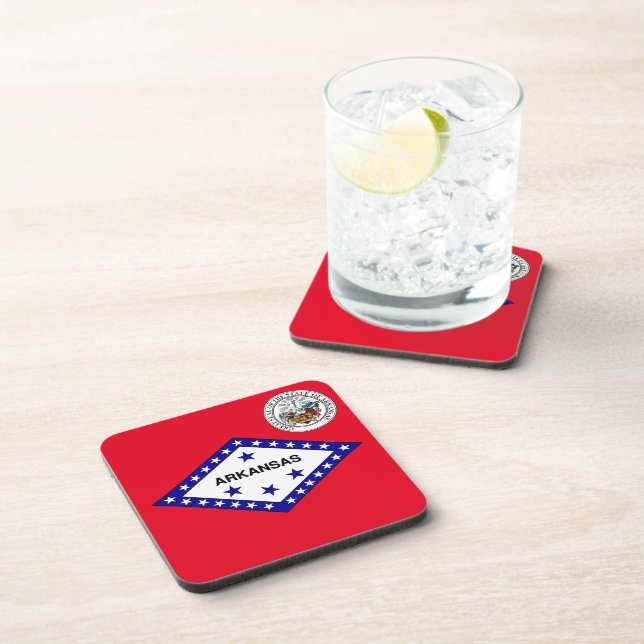 Arkansas flag coaster (Right Side)