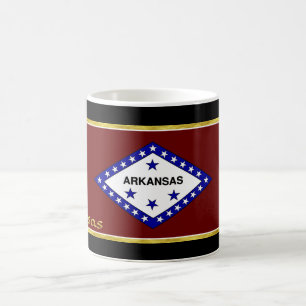 Arkansas flag coffee mug