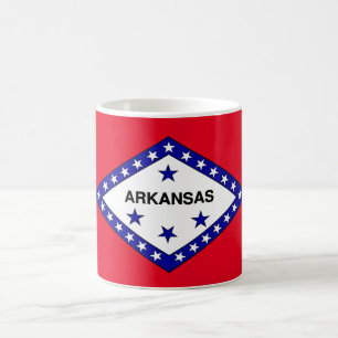 Arkansas flag coffee mug