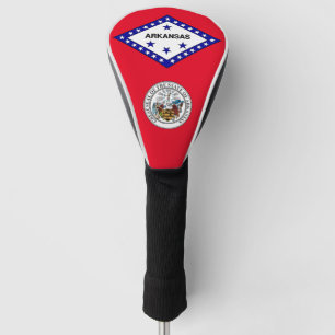 Arkansas flag golf head cover