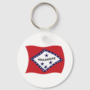 Arkansas Flag Keychain
