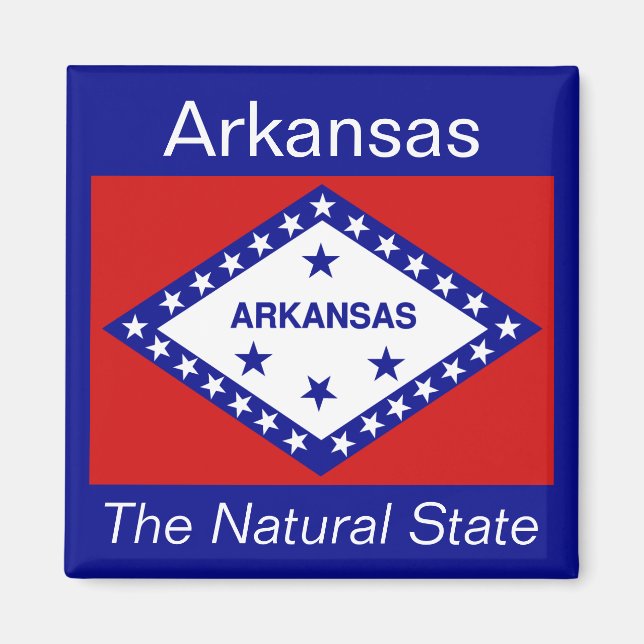 Arkansas Flag Magnet (Front)
