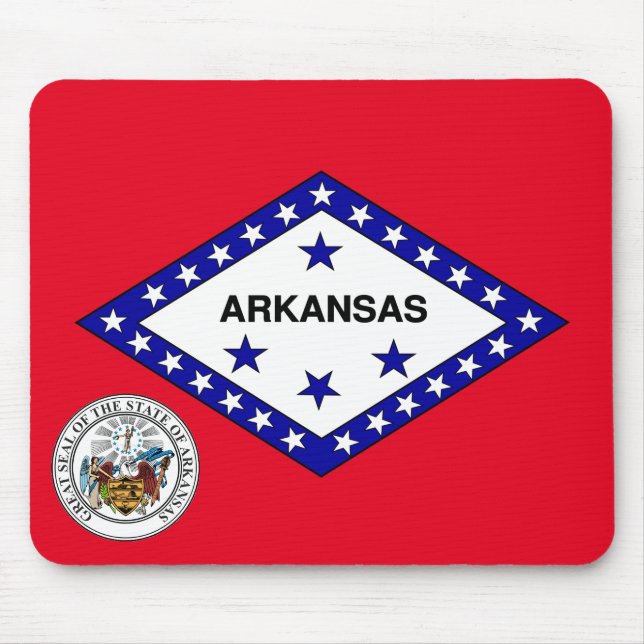 Arkansas flag mouse pad (Front)